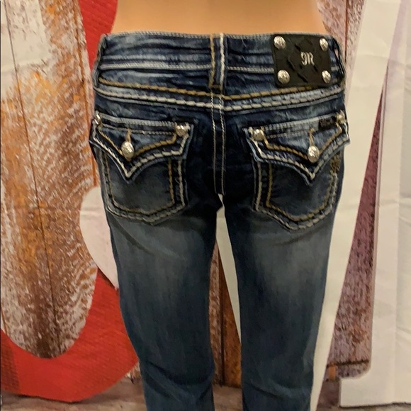 ❤️NWT MISS ME SIGNATURE BOOTCUT JEANS 27 - Picture 9 of 15